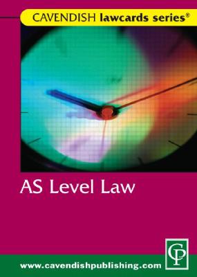 Cavendish: AS Level Lawcard - Routledge-Cavendish