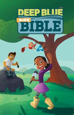 Ceb Deep Blue Kids Bible Wilderness Trail Paperback - 