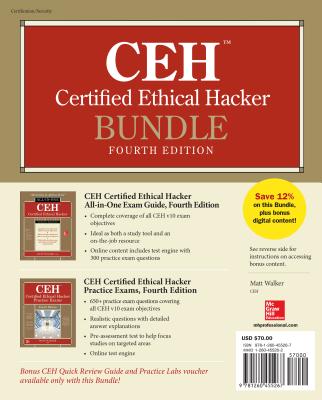 Ceh Certified Ethical Hacker Bundle, Fourth Edition - Walker, Matt