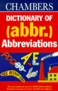 Chambers Dictionary of Abbreviations