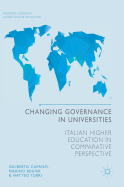 Changing Governance in Universities: Italian Higher Education in Comparative Perspective