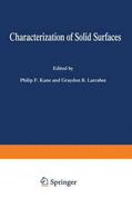 Characterization of Solid Surfaces