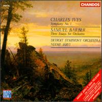 Charles Ives: Symphony No. 1; Samuel Barber: Three Essays for Orchestra - Detroit Symphony Orchestra; Neeme Jrvi (conductor)