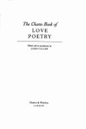 Chatto Book of Love Poet - Little Brown & Company