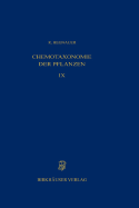 Chemotaxonomie Der Pflanzen: Eine bersicht ber Die Verbreitung Und Die Systematische Bedeutung Der Pflanzenstoffe