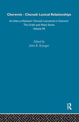 Cheremis-Chuvash Lexial Relationships - Krueger, John R