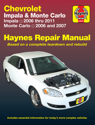 Chevrolet Impala (2006-2011) & Monte Carlo (2006-2007) Haynes Repair Manual (USA) - Haynes Publishing