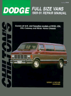 Chilton's Dodge full size vans 1989-91 repair manual - Morgantini, Dean, and Chilton Book Company