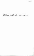 China in Crisis: China's Heritage and the Communist Political System, Book 1 - Ho, Ping-Ti (Editor), and Tsou, Tang (Editor), and Daly, Charles U (Designer)