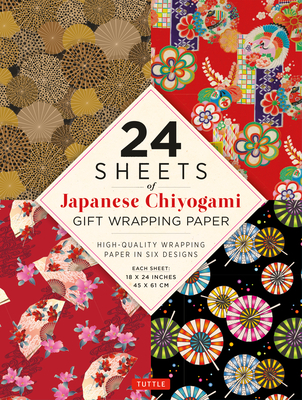 Chiyogami Patterns Gift Wrapping Paper - 24 Sheets: 18 X 24 (45 X 61 CM) Wrapping Paper - Tuttle Studio (Editor)