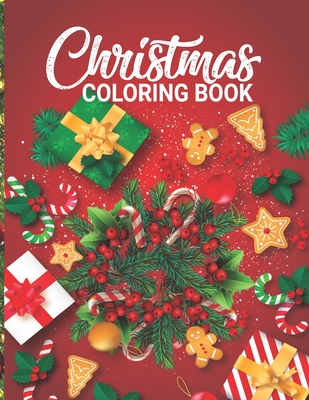 Christmas Coloring Book: An Enchanting Christmas Coloring Book with 80 Beautiful Hand Drawn Christmas Designs - Carter, D