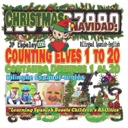 Christmas: Counting Elves 1 to 20. Bilingual Spanish-English: Navidad: Contando Duendes 1 al 20. Bilinge Espaol-Ingls