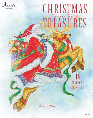 Christmas Cross-Stitch Treasures: 18 Magical Designs - Elliott, Joan