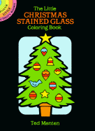 Christmas Mini Stained Glass Coloring Book