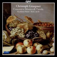 Christoph Graupner: Concerti e Musica di Tavola - Accademia Daniel; Walter Reiter (violin); Shalev Ad-El (conductor)