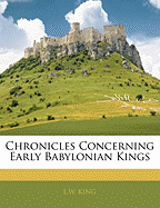 Chronicles Concerning Early Babylonian Kings