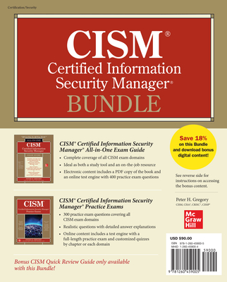 Cism Certified Information Security Manager Bundle - Gregory, Peter H