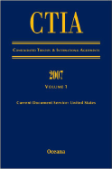 Cita Consolidated Treaties and International Agreements 2007 Volume 1 Issued March 2008 - Oceana Editorial Board (Editor)