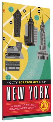 City Scratch-Off Map: New York: A Sight-Seeing Scavenger Hunt - Henry de Tessan, Christina