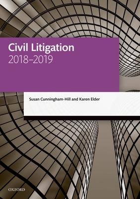 Civil Litigation 2018-2019 - Cunningham-Hill, Susan, and Elder, Karen