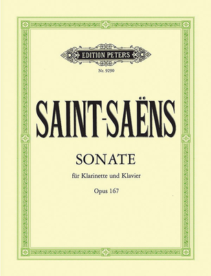 Clarinet Sonata Op. 167 - Saint-Sans, Camille (Composer), and Zimmermann, Reiner (Composer)