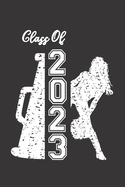 Class of 2023: Volleyball & Female Volleyball Player Blank Notebook Graduation 2023 & Gift