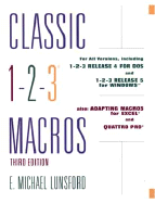 Classic 1-2-3 Macros - Lunsford, E.Michael