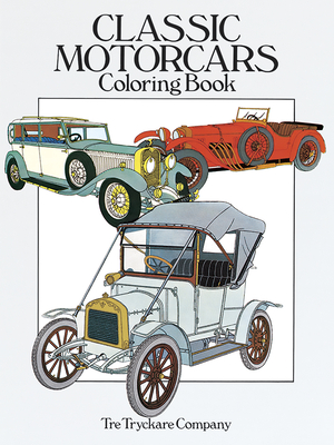 Classic Motorcars Coloring Book - Tre Tryckare Co