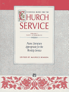Classical Music for the Church Service, Vol 1