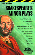 Cliff Shakespeare's Minor Plays - Cliffs Notes, and Carey, Gary K (Editor)