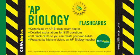 Cliffsnotes AP Biology Flashcards