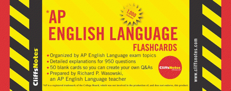 Cliffsnotes AP English Language Flashcards
