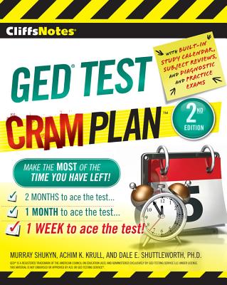 Cliffsnotes GED Test Cram Plan - Shukyn, Murray, and Shuttleworth, Dale E, PhD, and Krull, Achim K