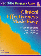 Clinical Effectiveness Made Easy: First Thoughts on Clinical Governance