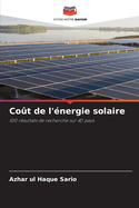 Co?t de l'?nergie solaire