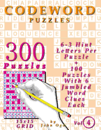 Codeword Puzzles: 300 Puzzles, Volume 4