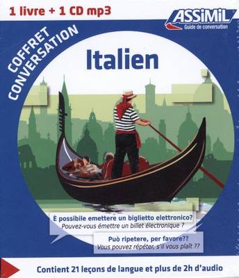 Coffret conversation Italien (guide + 1 CD) - Guglielmi, Jean-Pierre