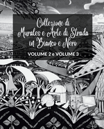 Collezione di Murales e Arte di Strada in Bianco e Nero - Volumi 2 e 3: Due libri fotografici sull'Arte e la Cultura Urbana