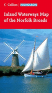 Collins Nicholson Waterways Map of the Norfolk Broads