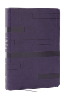 Color Code Study Bible, Revealing God's Truth Color by Color (Nkjv, Purple Leathersoft, Red Letter, Thumb Indexed) - Thomas Nelson