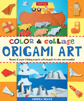 Color & Collage Origami Art Kit: Origami Kit with Instruction Book, 98 Origami Papers & 35 Projects: This Easy Origami for Beginners Kit is Fun for Kids & Parents - Dewar, Andrew