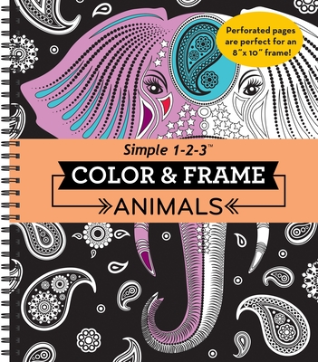 Color & Frame - Animals (Adult Coloring Book) - New Seasons, and Publications International Ltd