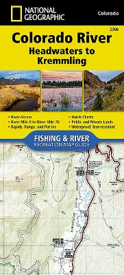 Colorado River, Headwaters To Kremmling: River Map Guide - Maps, National Geographic