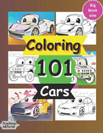 Coloring 101 Cars: Coloring book for kids activities