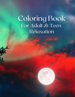 Coloring Book for Adult and Teen Relaxation: 14 Minimum Stress Relief Desings and Patterns - Parker, Edward