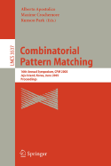 Combinatorial Pattern Matching: 16th Annual Symposium, CPM 2005, Jeju Island, Korea, June 19-22, 2005, Proceedings