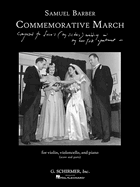 Commemorative March: First Edition Piano Trio Score and Parts