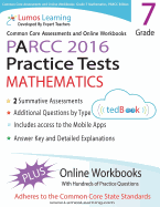 Common Core Assessments and Online Workbooks: Grade 7 Mathematics, Parcc Edition: Common Core State Standards Aligned