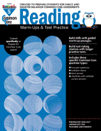 Common Core Reading: Warm-Ups and Test Practice Grade 5 Teacher Resource