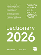 Common Worship Lectionary 2026: Church of England Liturgical Calendar with the Book of Common Prayer (Includes Daily Readings and Service Planning Guide in a Compact, Portable Size